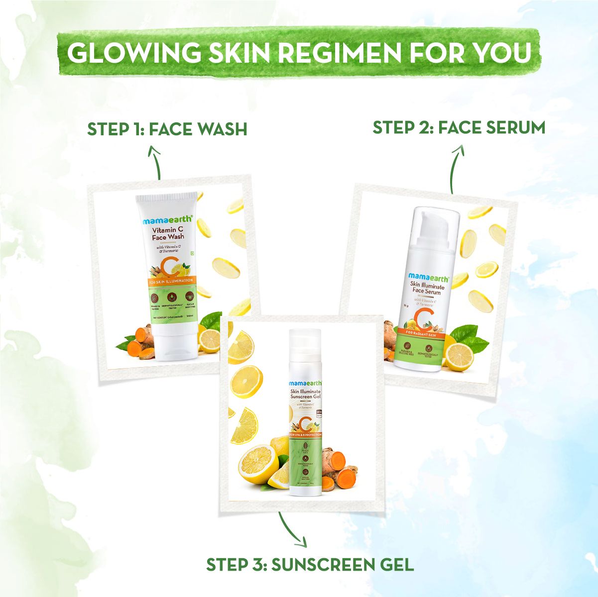 Mamaearth Skin Illuminate Sunscreen Gel SPF 50 with Vitamin C & Turmeric for UVA & B Protection, 50g - Image 5 - Buy from Indicrest
