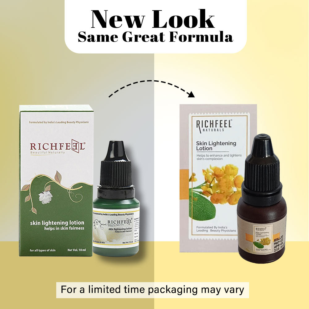 Richfeell Skin Lightening Lotion 10 ml Pack of 3 - Image 4 - Buy from Indicrest
