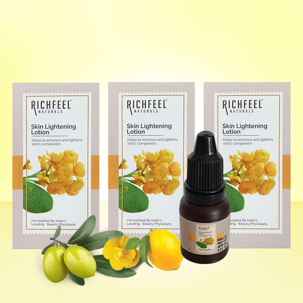 Richfeell Skin Lightening Lotion 10 ml Pack of 3 - Buy from Indicrest