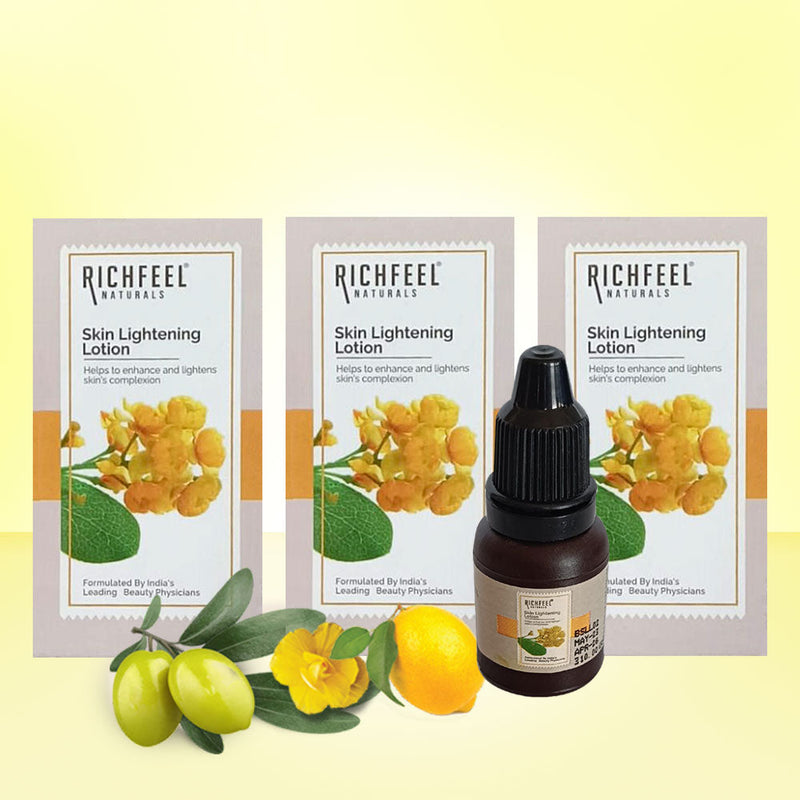 Richfeell Skin Lightening Lotion 10 ml Pack of 3 - Buy from Indicrest