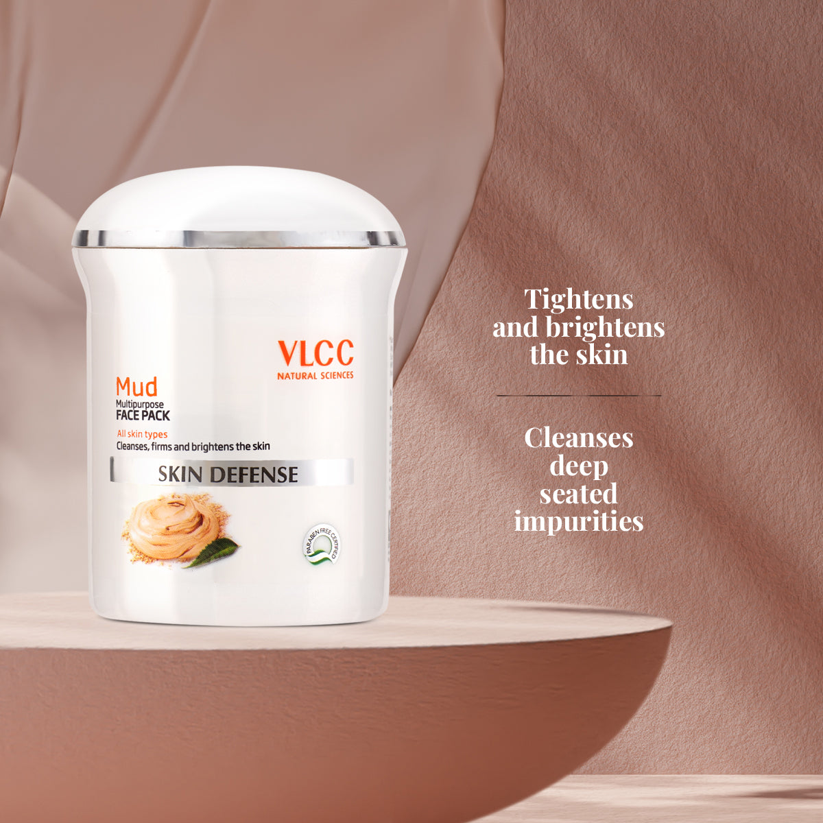 VLCC Skin Defense Mud Face Pack - 70 g - Image 3 - Buy from Indicrest