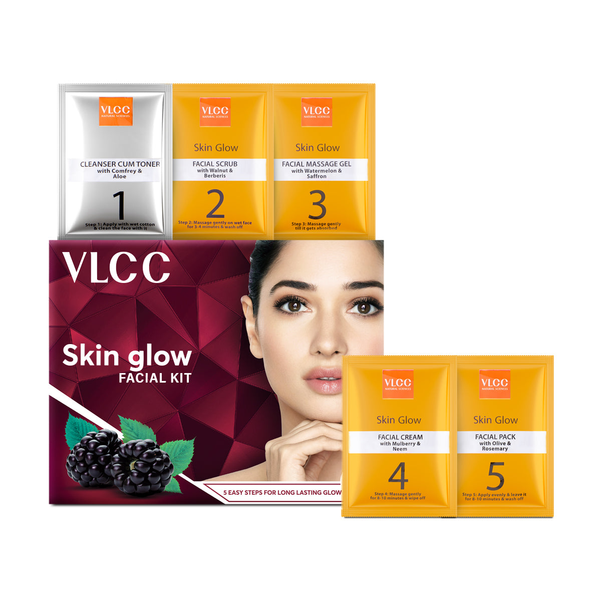 VLCC Skin Glow Facial Kit - 25 g - Image 2 - Buy from Indicrest