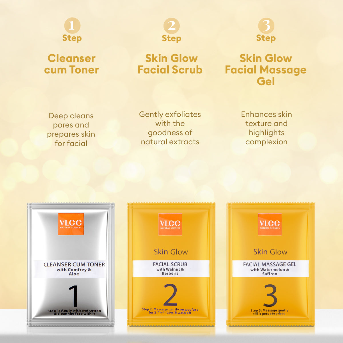 VLCC Skin Glow Facial Kit - 25 g - Image 6 - Buy from Indicrest