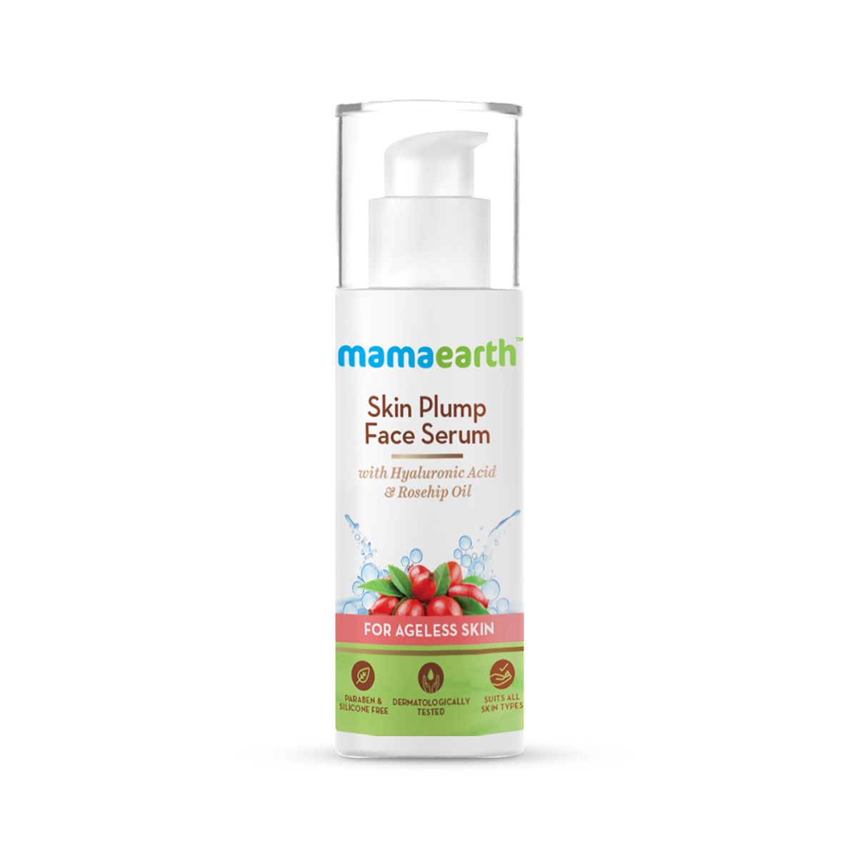 Mamaearth Skin Plump Serum For Face Glow, with Hyaluronic Acid and Rosehip Oil for Ageless Skin, 30ml - Image 8 - Buy from Indicrest