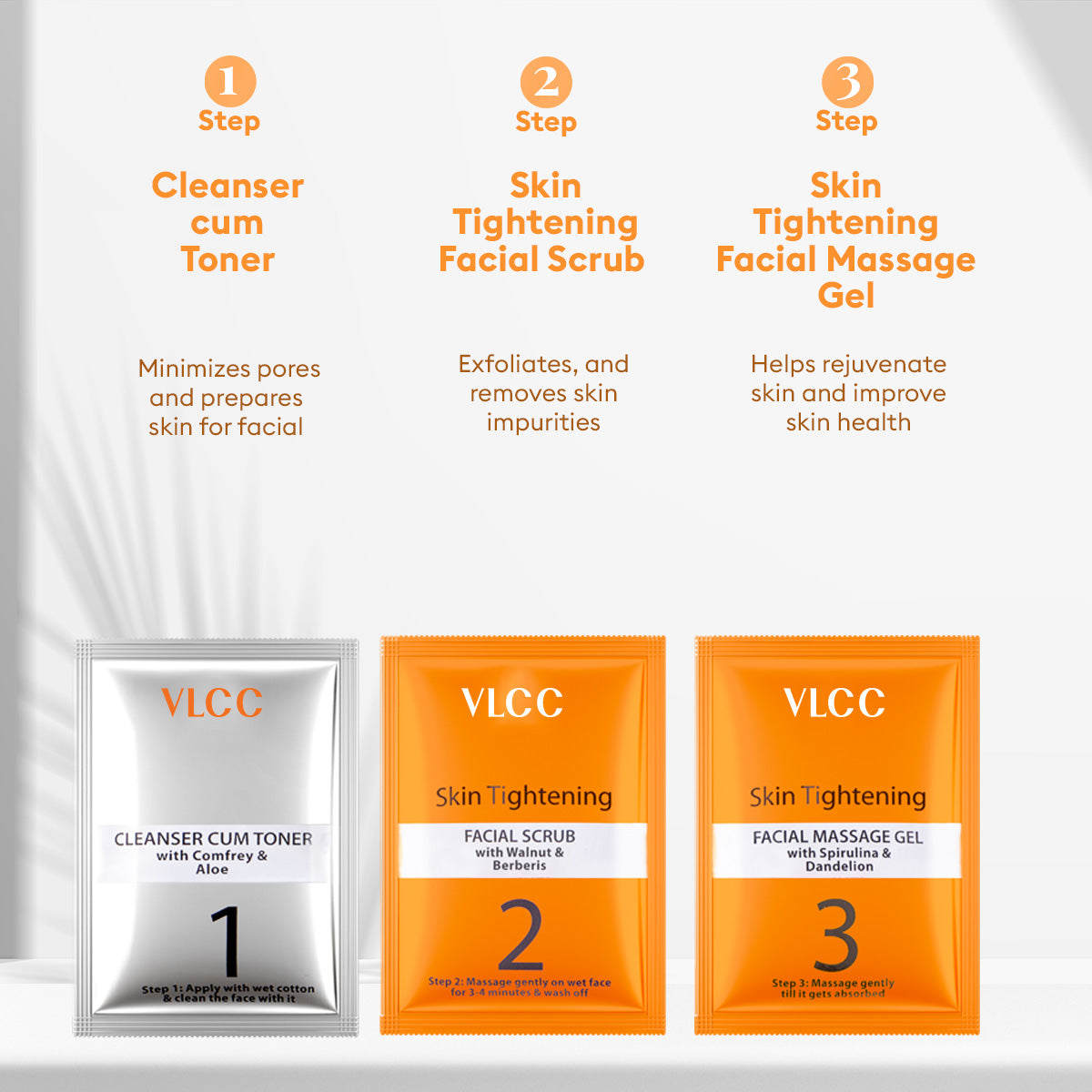 VLCC Skin Tightening Facial Kit - 25 g - Image 6 - Buy from Indicrest