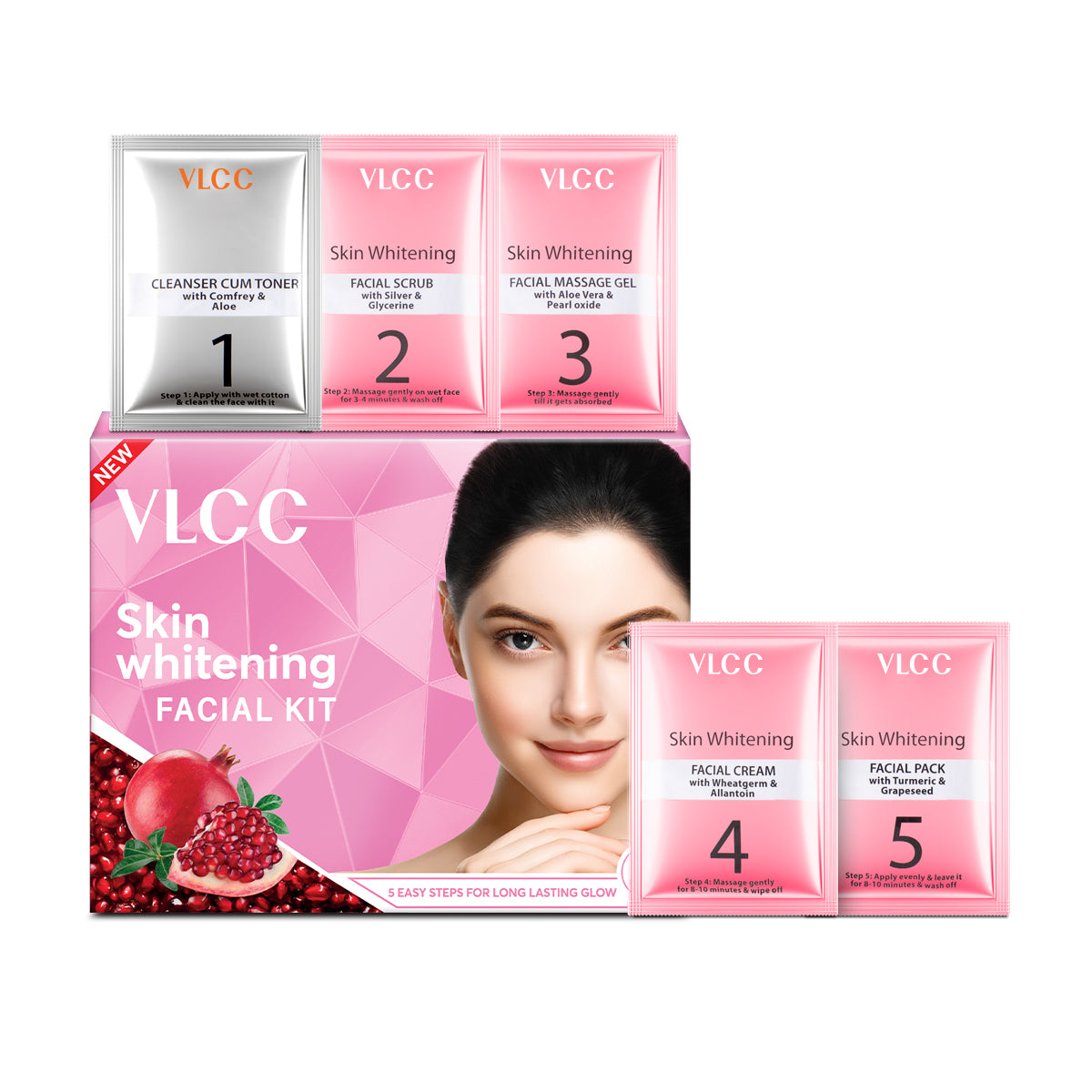 VLCC Skin Whitening Facial Kit - 25 g - Image 3 - Buy from Indicrest