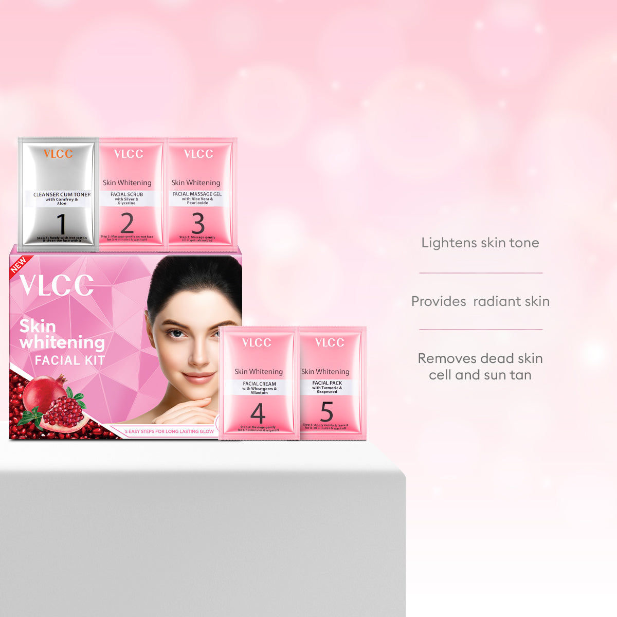 VLCC Skin Whitening Facial Kit - 25 g - Image 4 - Buy from Indicrest