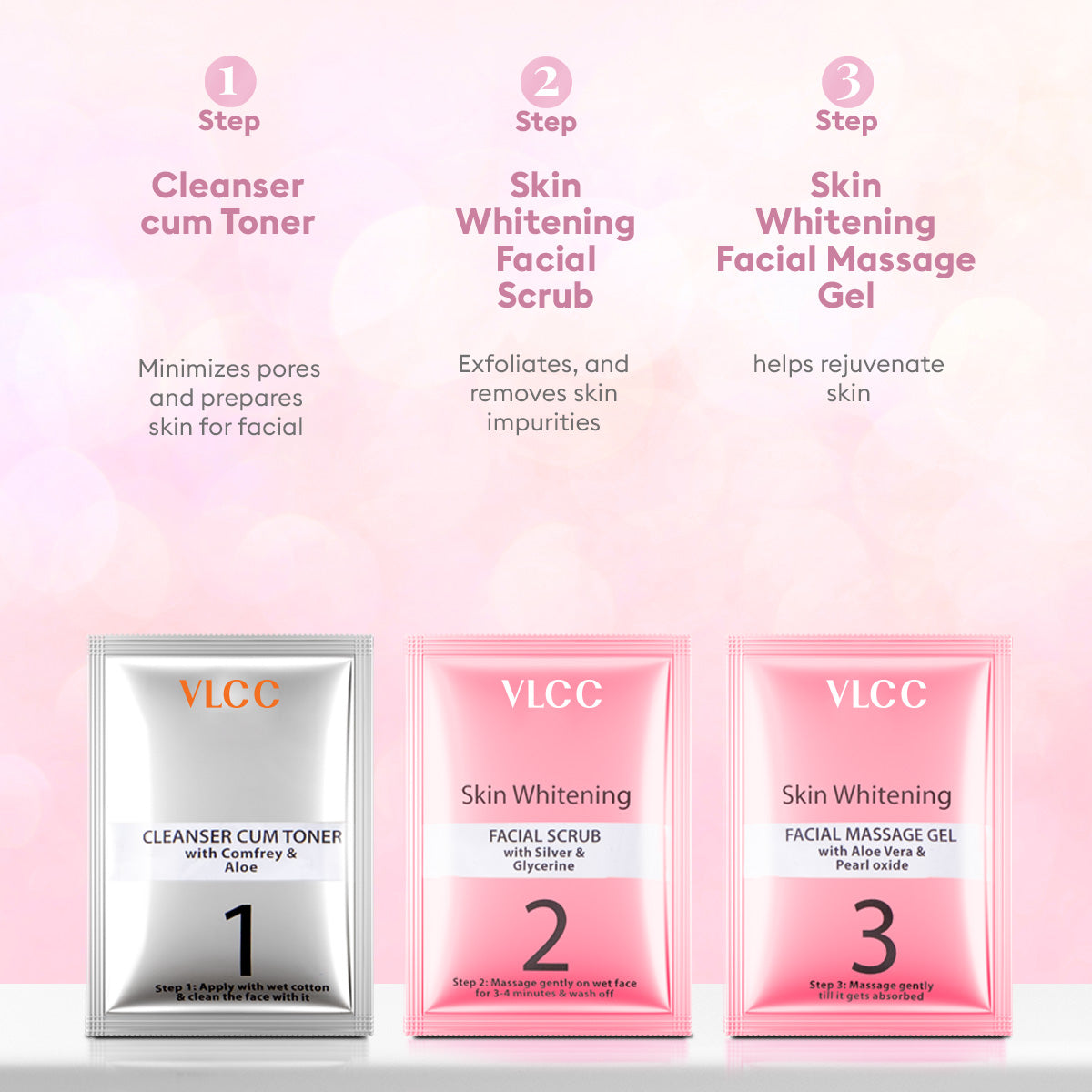 VLCC Skin Whitening Facial Kit - 25 g - Image 6 - Buy from Indicrest