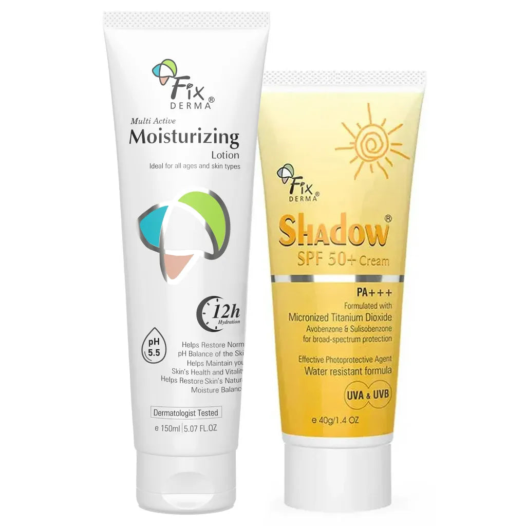 Fixderma Skincare for Normal Skin | Perfect two-step routine to nourish and protect your skin, Moisturizer 150ml + Sunscreen 40g - Image 5 - Buy from Indicrest