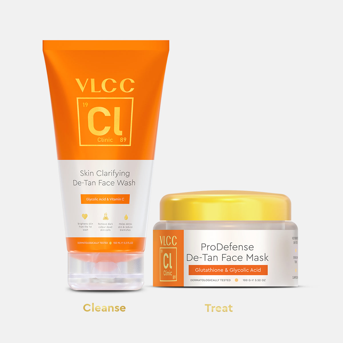 VLCC Instant De-Tan Face Wash and Mask Combo - Buy from Indicrest