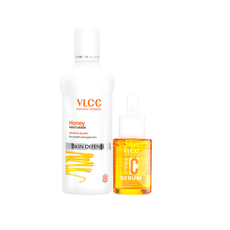 VLCC Honey Moisturiser and Vitamin C Night Serum Combo - Buy from Indicrest