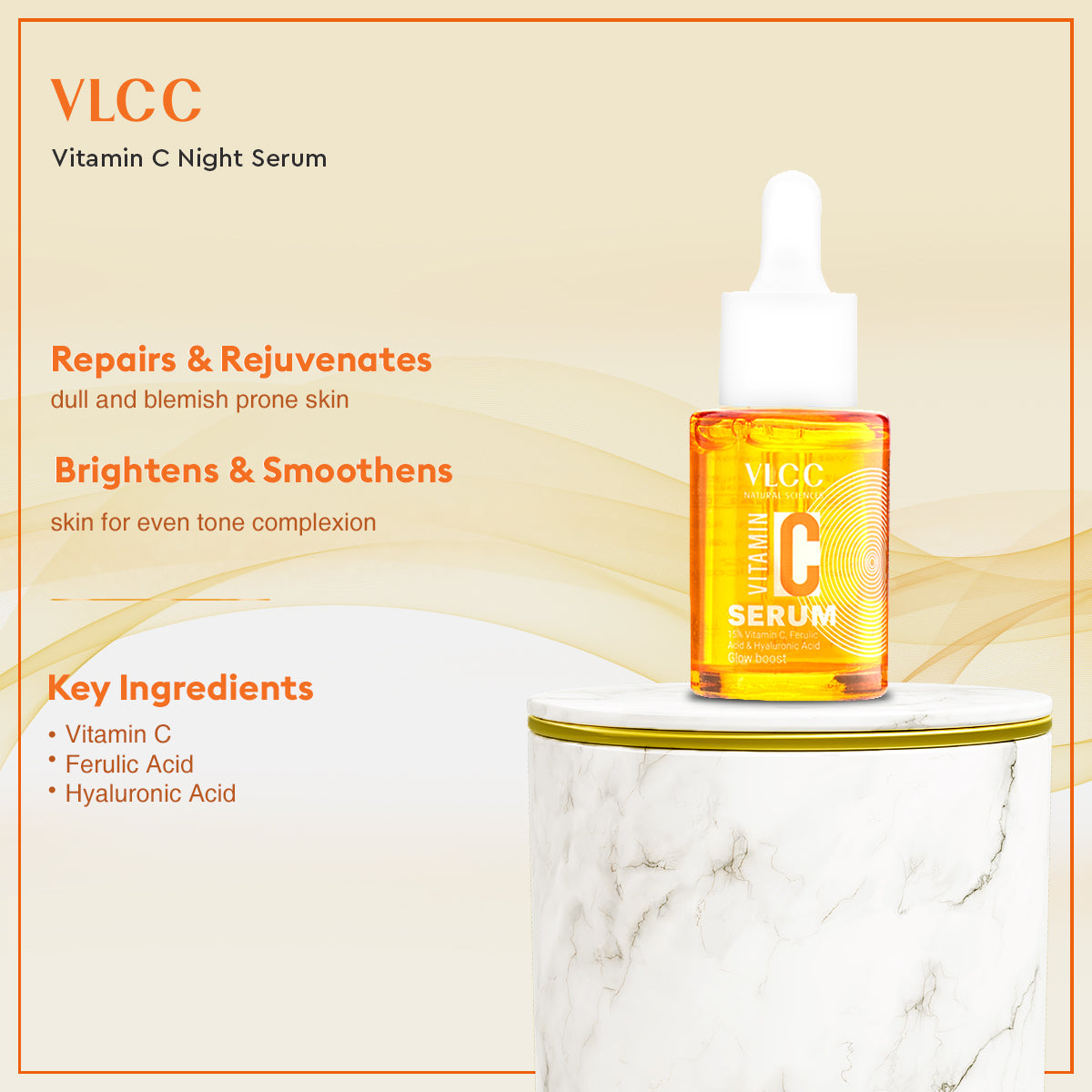 VLCC Honey Moisturiser and Vitamin C Night Serum Combo - Image 3 - Buy from Indicrest