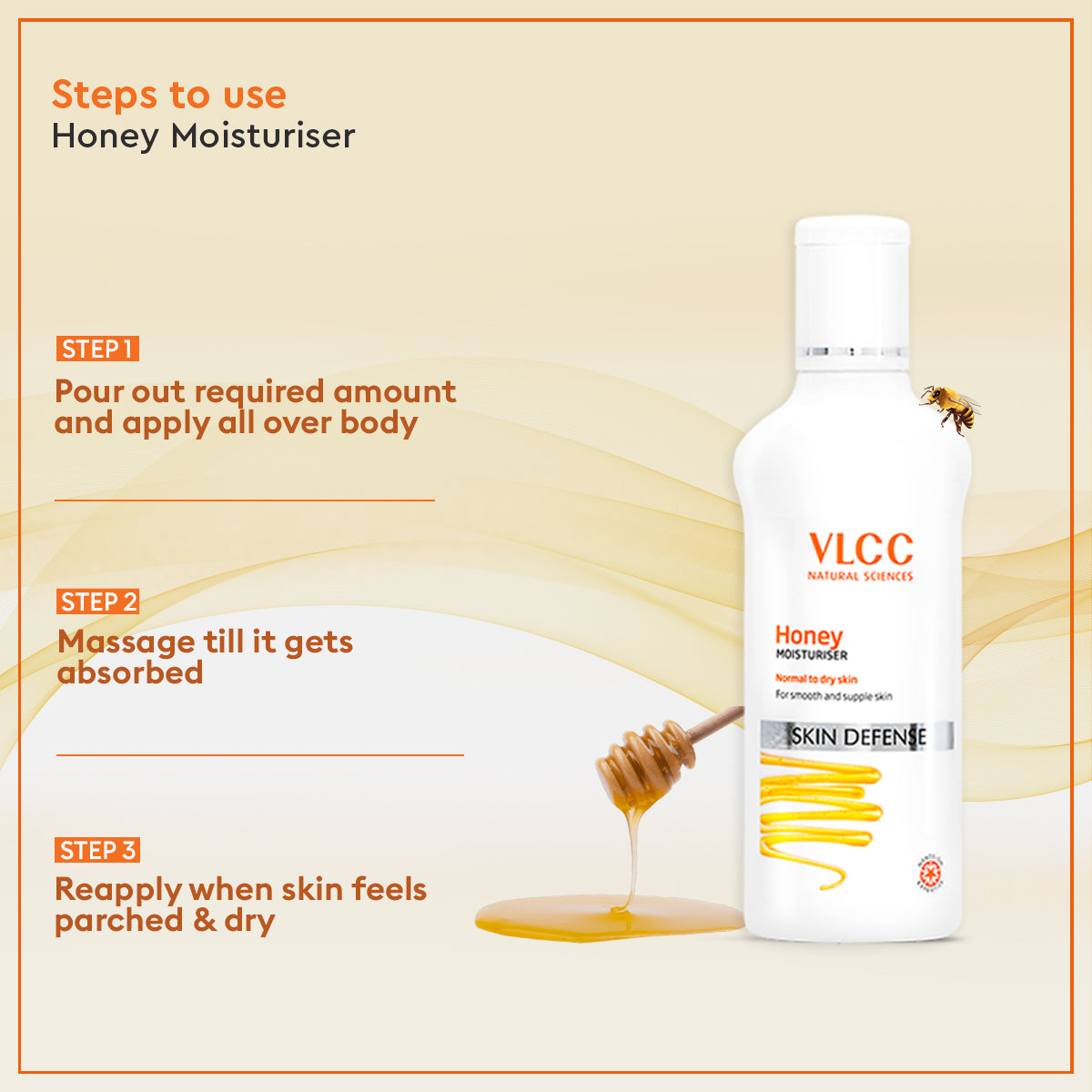 VLCC Honey Moisturiser and Vitamin C Night Serum Combo - Image 4 - Buy from Indicrest