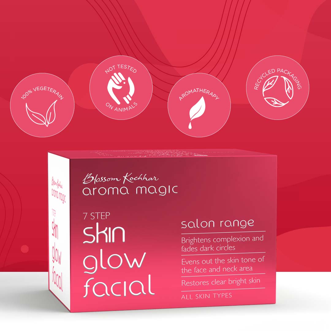 Aroma Magic Skin Glow Facial Kit - Brighten Complexion & Fades Dark Circles - Image 5 - Buy from Indicrest