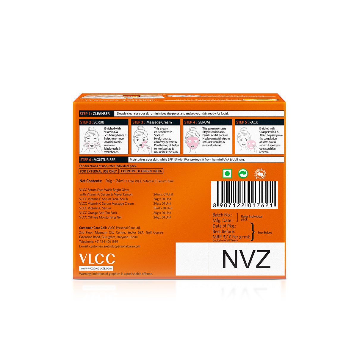 VLCC Vitamin C Facial Kit and Pedicure Manicure Kit Combo - Image 6 - Buy from Indicrest