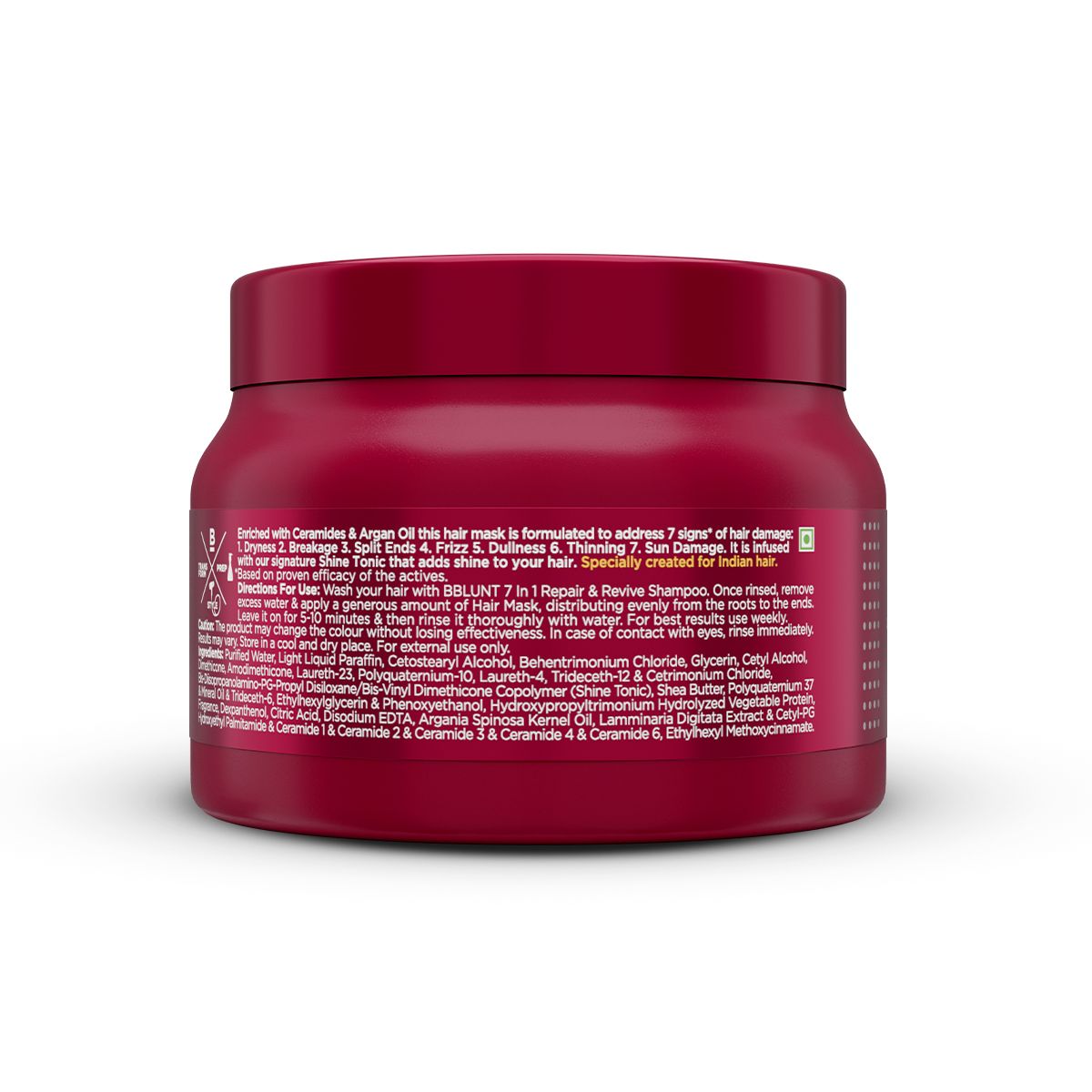 Bblunt 7 in 1 Repair & Revive Hair Mask for Upto 100% Damage Repair, 250g, 7 in 1 Repair & Revive Hair Mask 120g - Image 9 - Buy from Indicrest