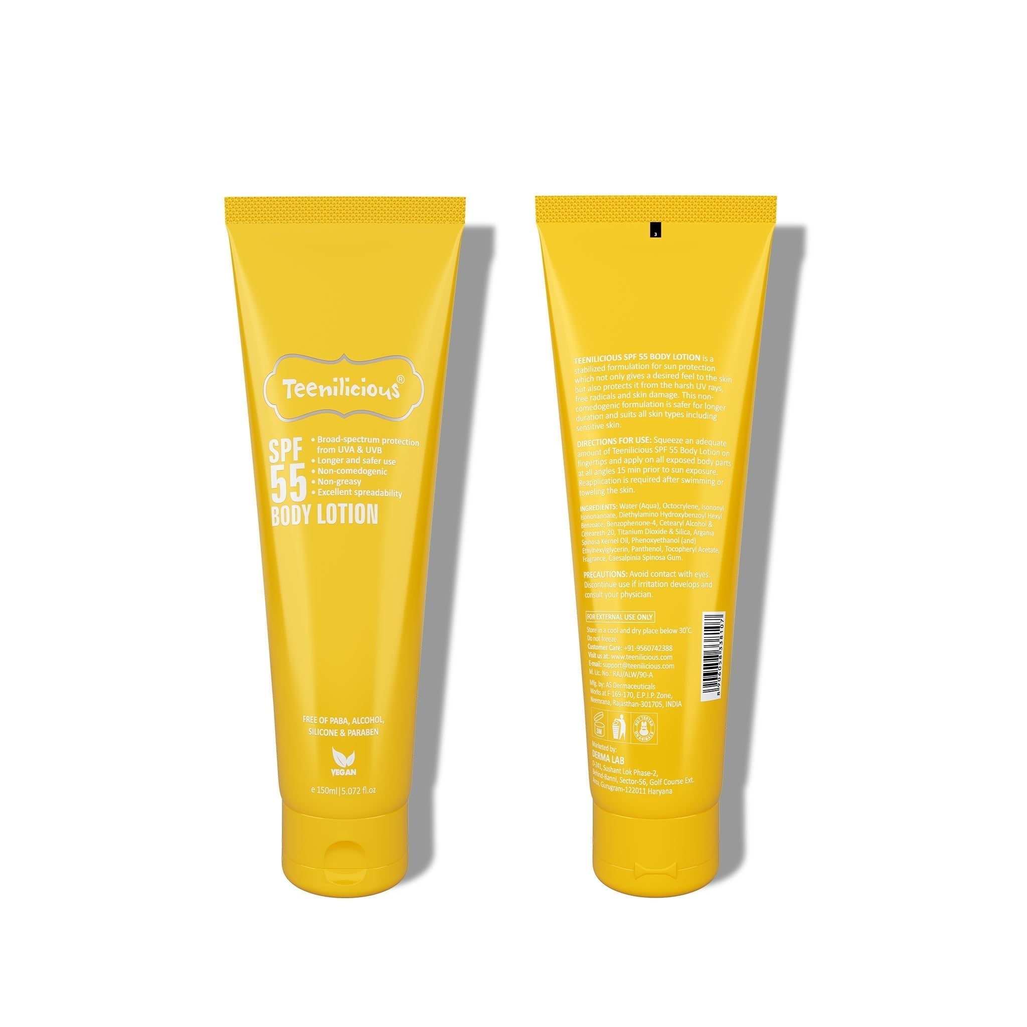 Fixderma Teenilicious SPF 55 Sunscreen Body Lotion | For Oily Skin and Sensitive Skin With SPF 50 PA+++ Sunscreen, 150ml - Image 6 - Buy from Indicrest