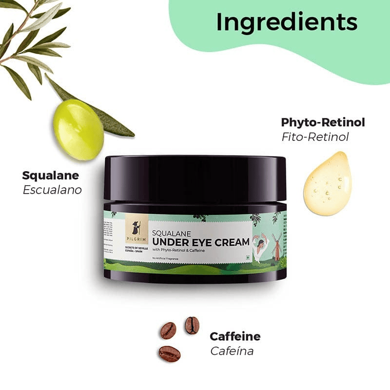 Pilgrim Squalane Under Eye Cream, 30g - Image 3 - Buy from Indicrest