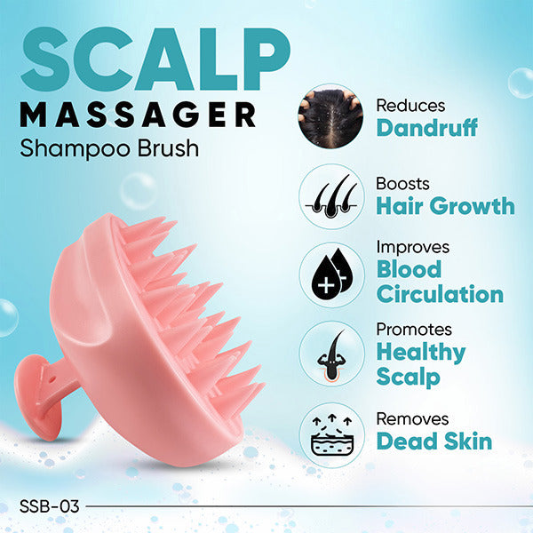 Vega Scalp Massager Shampoo Brush - SSB-03