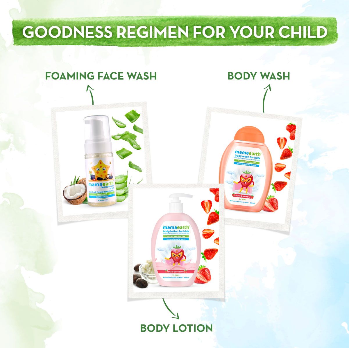 Mamaearth Super Strawberry Body Lotion for Kids With Strawberry & Shea Butter, 400ml - Image 6 - Buy from Indicrest