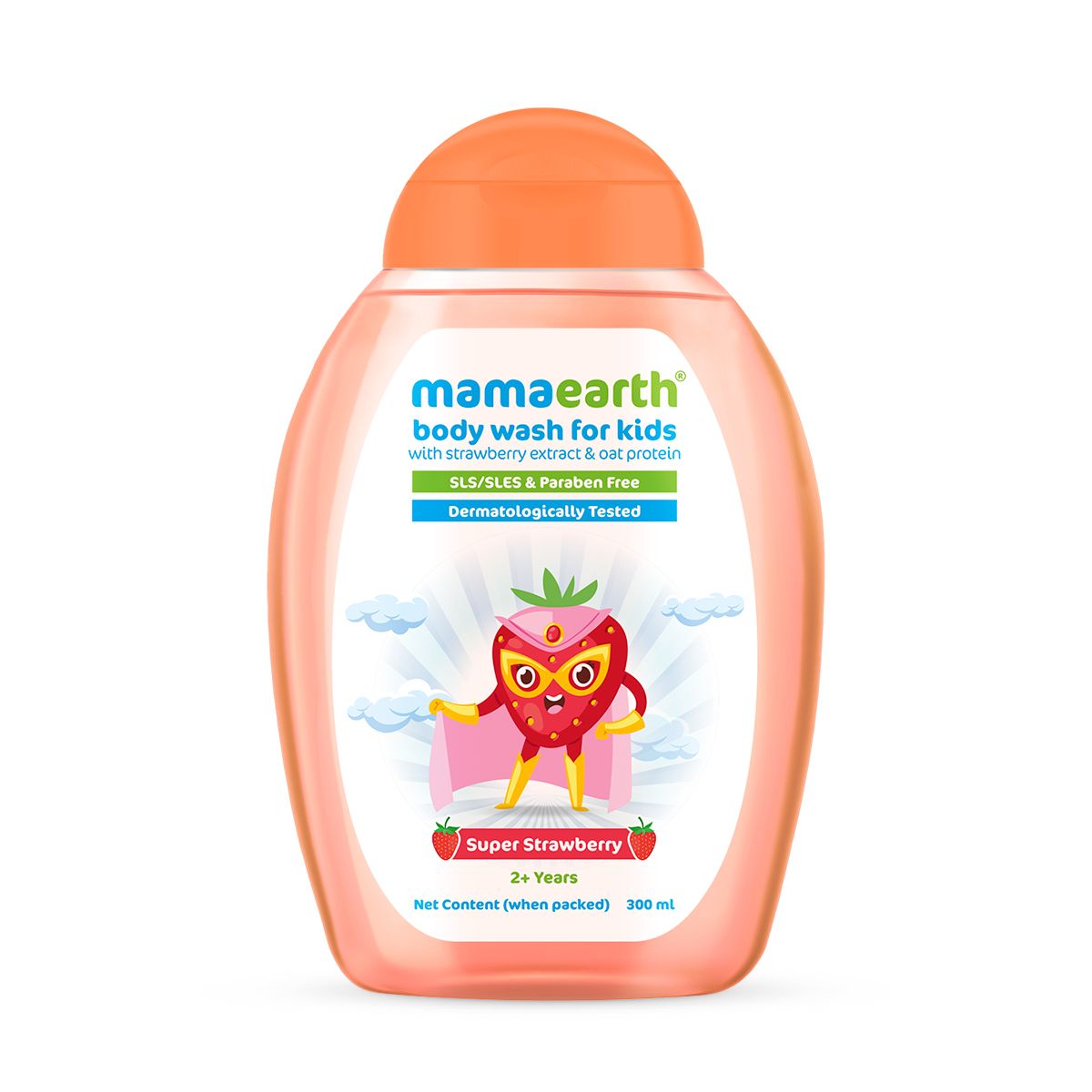 Mamaearth Super Strawberry Body Wash for Kids with Strawberry and Oat Protein, 300ml - Image 7 - Buy from Indicrest