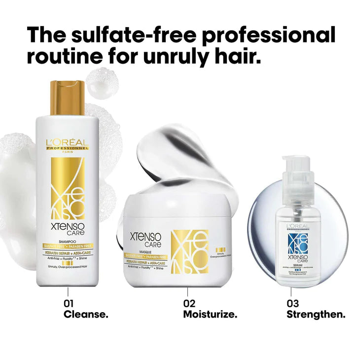 L’Oreal Professionnel Xtenso Care Shampoo, 1500ml & Xtenso Care Hair Masque, 196g Combo For Keratin-Treated Hair