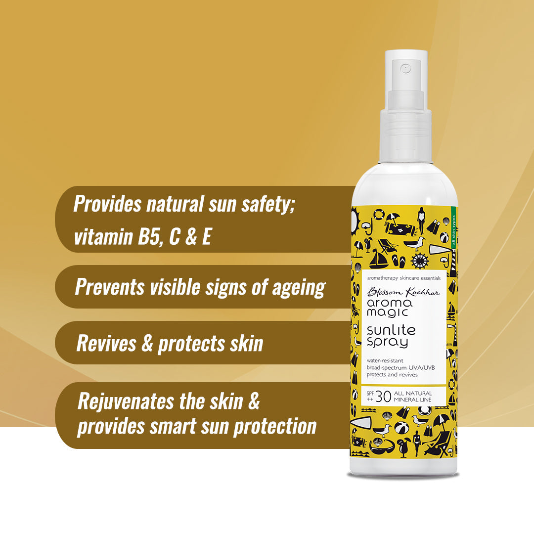 Aroma Magic Sunlite Spray SPF30++ Broad Spectrum Sunscreen, 100ml - Image 2 - Buy from Indicrest