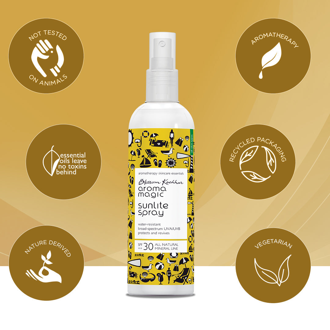 Aroma Magic Sunlite Spray SPF30++ Broad Spectrum Sunscreen, 100ml - Image 5 - Buy from Indicrest