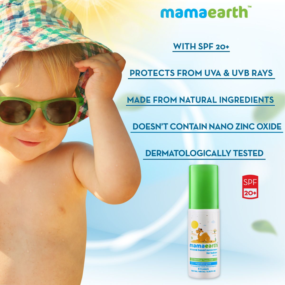 Mamaearth Mineral Based Sunscreen, 100ml - Image 6 - Buy from Indicrest
