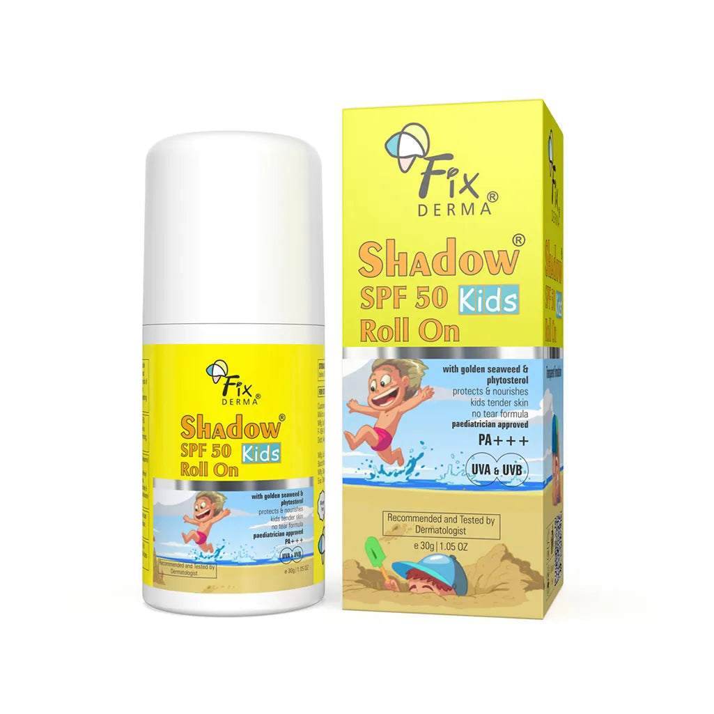 Fixderma Shadow SPF 50 Roll on Sunscreen for Kids | Paediatrician Approved SPF 50 Roll-on Protection for Kids, 30g - Image 7 - Buy from Indicrest