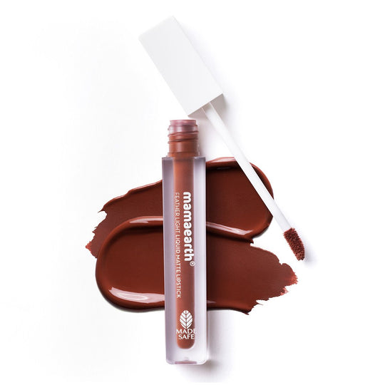 Mamaearth Feather Light Liquid Matte Lipstick, Nude Tea, 3.5ml - Buy from Indicrest