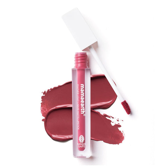 Mamaearth Feather Light Liquid Matte Lipstick, Nude Rose, 3.5ml - Buy from Indicrest
