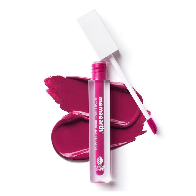 Mamaearth Feather Light Liquid Matte Lipstick, Pink Orchid, 3.5ml - Buy from Indicrest