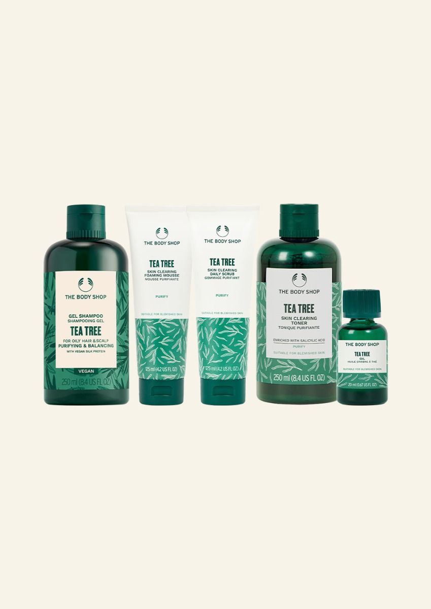 The Body Shop Tea Tree Collection Set, 5pc