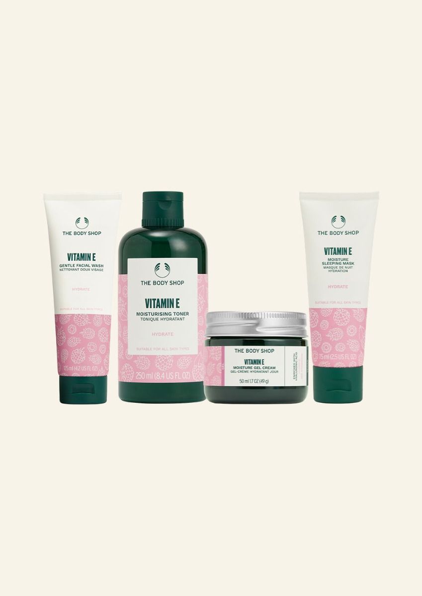 The Body Shop Vitamin E Skin Care Pampering Set, 4pc
