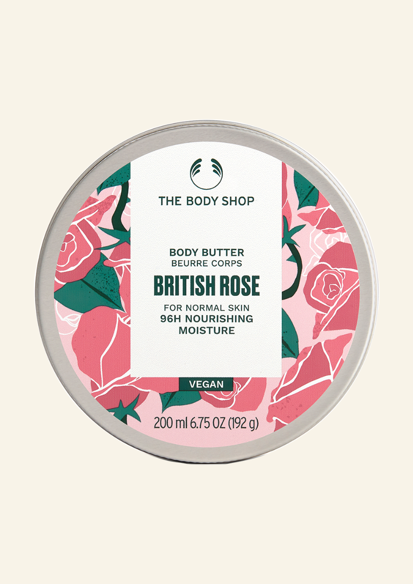 The Body Shop British Rose Body Essential Set, 3pc