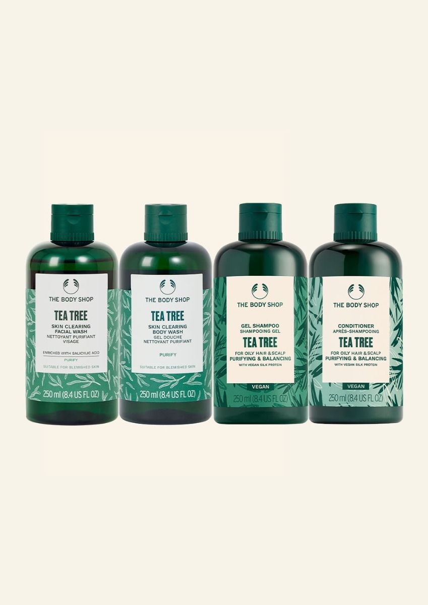 The Body Shop Tea Tree Top To Toe Care Set, 4pc