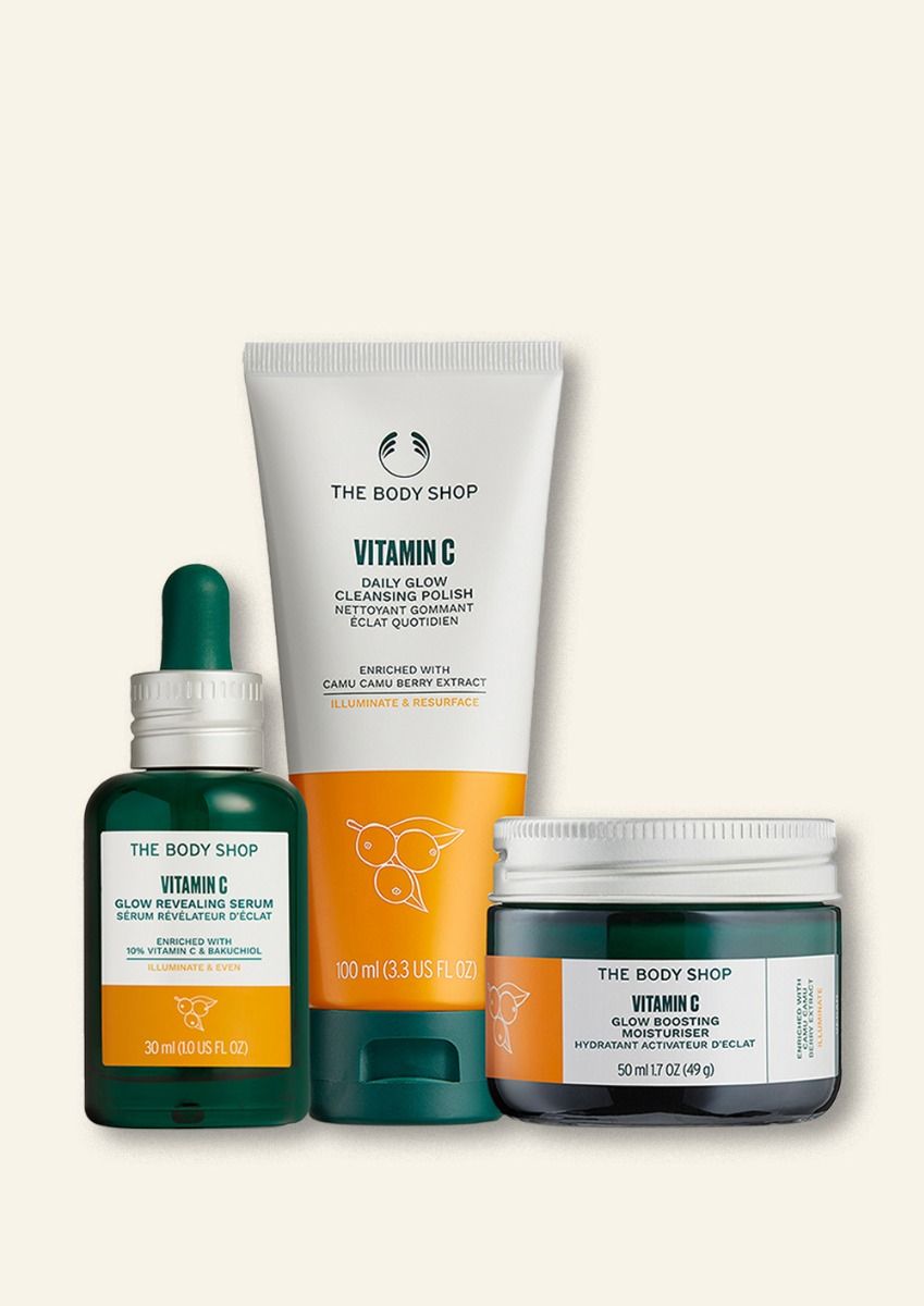 The Body Shop Glow-Up Edit, 3pc