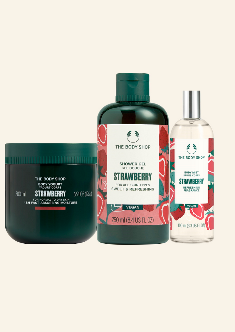 The Body Shop Strawberry Body Care Set, 3pc Buy at Indicrest