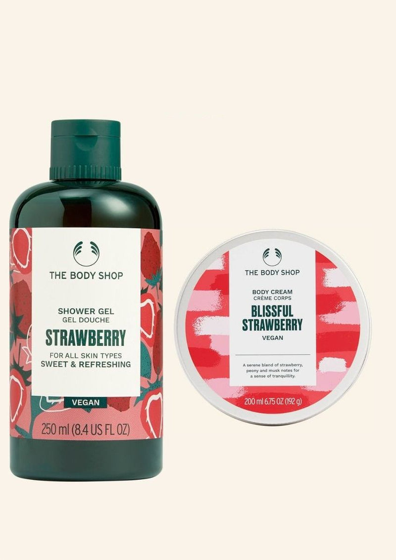 The Body Shop Strawberry Shower Gel & Body Cream Duo, 2pc Buy at Indicrest