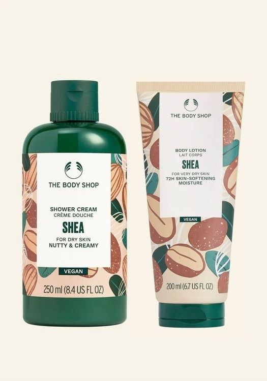 The Body Shop Shea Shower Cream & Body Lotion Duo, 2pc