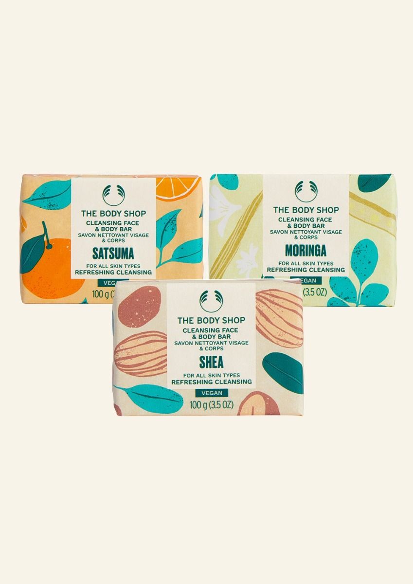 The Body Shop Citrus & Care Cleansing Bar Trio, 3pc