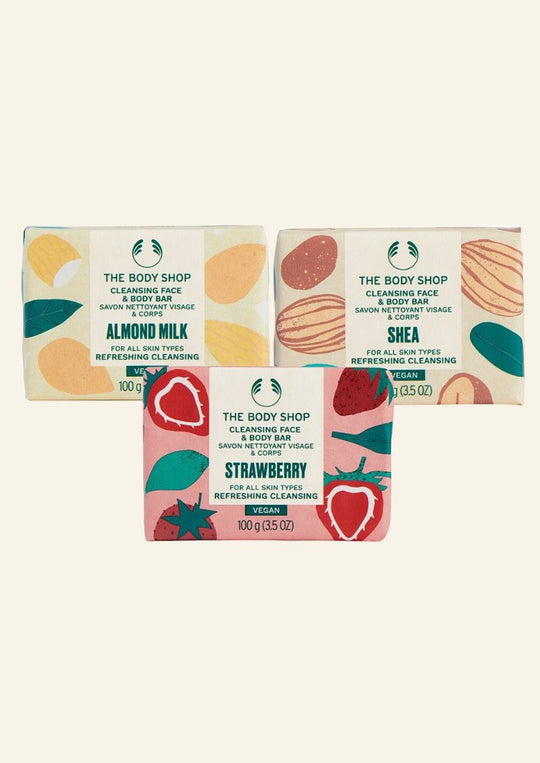The Body Shop Fruity & Creamy Cleansing Bar Trio, 3pc Buy at Indicrest