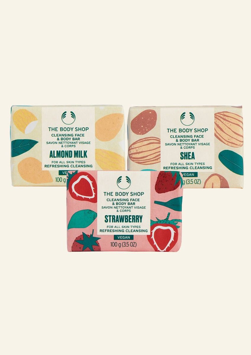 The Body Shop Fruity & Creamy Cleansing Bar Trio, 3pc Buy at Indicrest