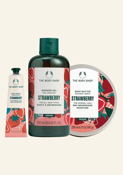 The Body Shop Strawberry Rose Scrub It Set, 3pc Buy at Indicrest Image 5