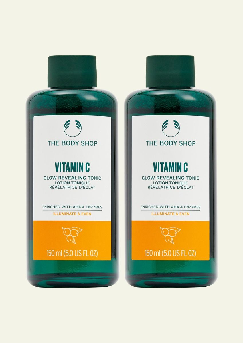 The Body Shop Vitamin C Glow Revealing Tonic, 150ml x 2