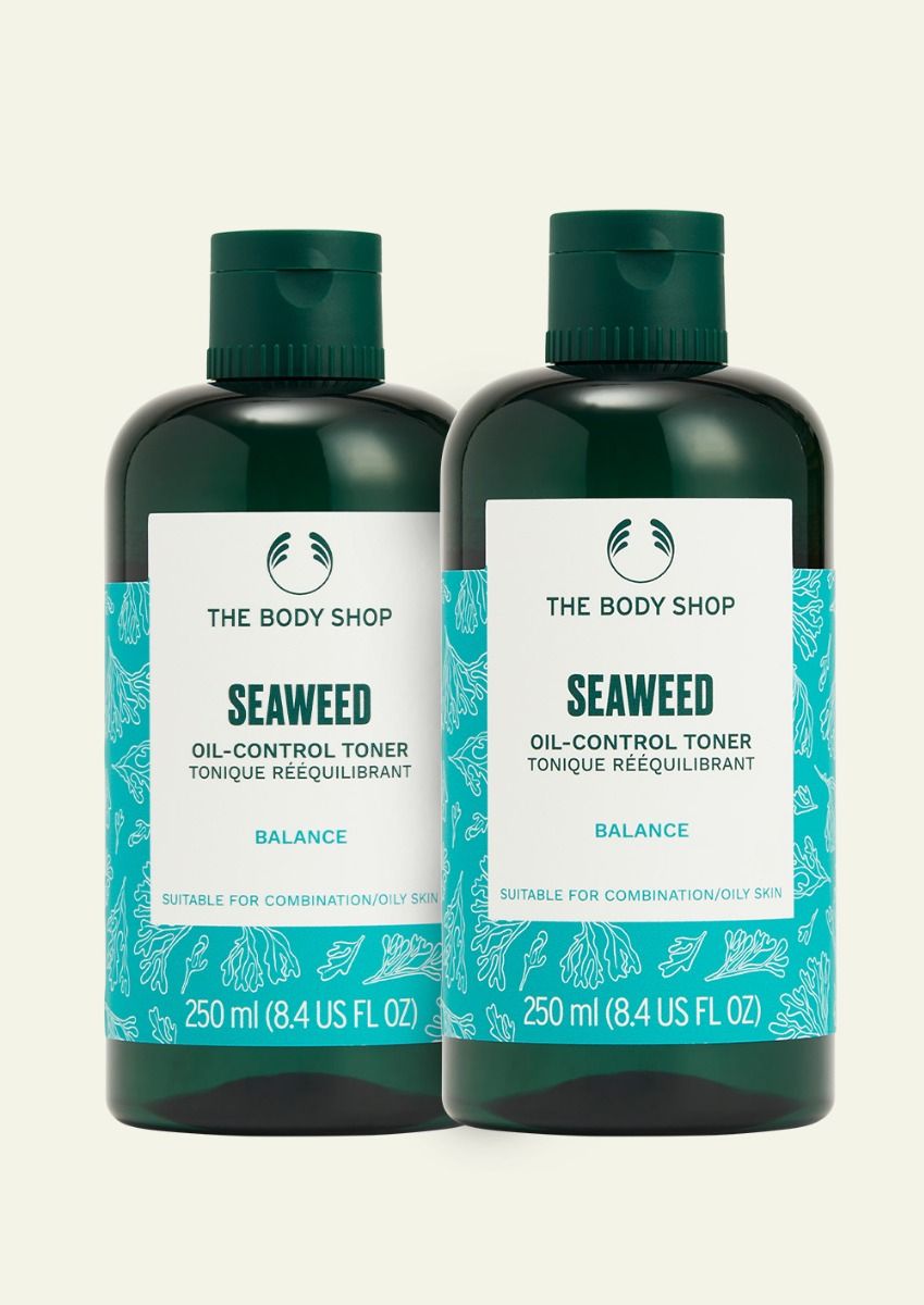 The Body Shop Seaweed Oil, Control Toner, 250ml x 2