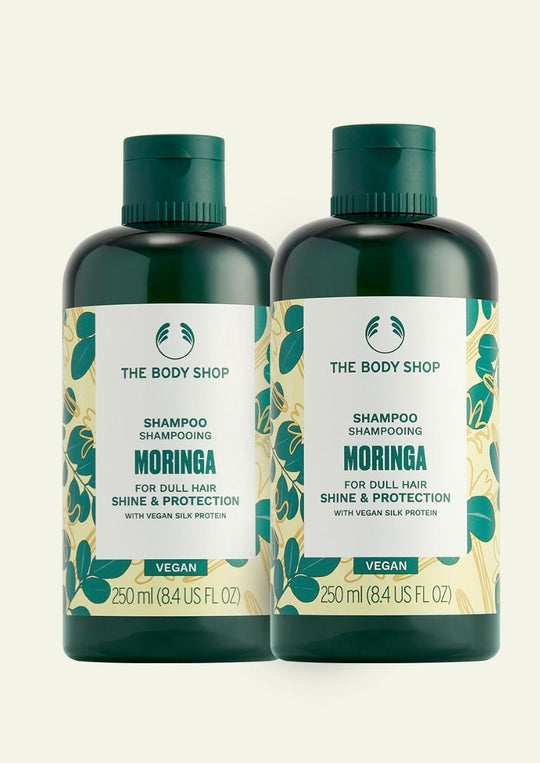 The Body Shop Moringa Shine & Protection Shampoo, 250ml x 2 Buy at Indicrest