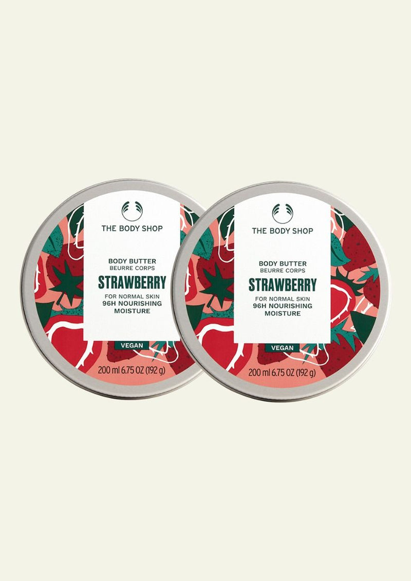 The Body Shop Strawberry Body Butter, 200ml x 2 Buy at Indicrest