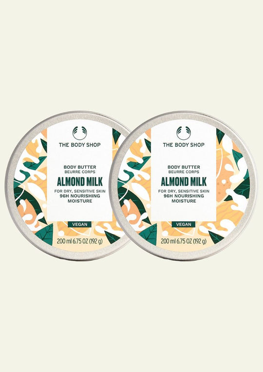 The Body Shop Almond Milk Body Butter, 200ml x 2 Buy at Indicrest